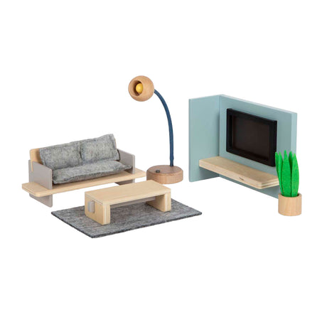 Small foot - muebles de casa de muñecas de madera para salón