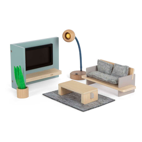 Small foot - muebles de casa de muñecas de madera para salón