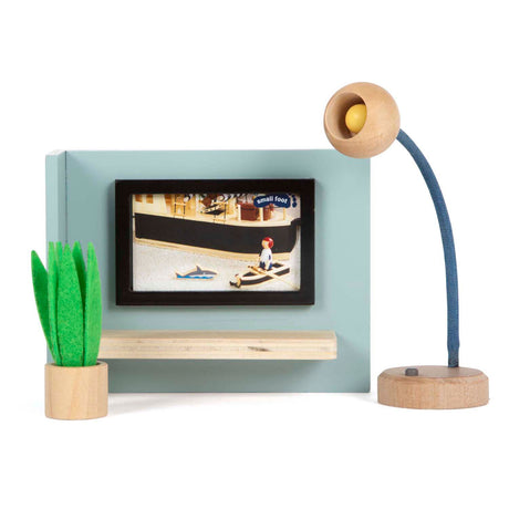 Small foot - muebles de casa de muñecas de madera para salón
