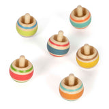 Small foot - tableros de madera a rayas, juego de 6