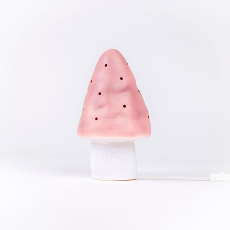 Lámpara Egmont hongo vintage rosa + tenue