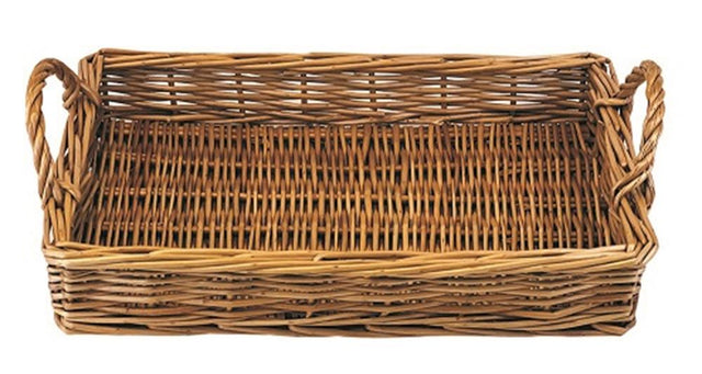 Egmont rieten dienblad. 30x21x5 cm.