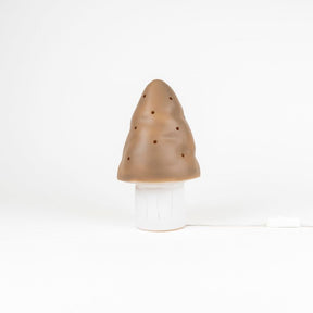 Lámpara Egmont seta chocolate + dimm