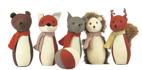 Egmont juego de bolos animales del bosque 19x13x7 cm
