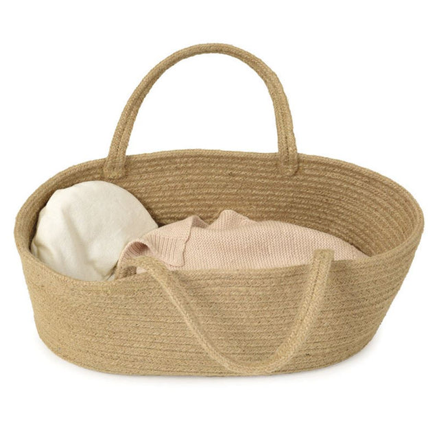 Capazo Egmont en cuerda. 40x24x14cm.
