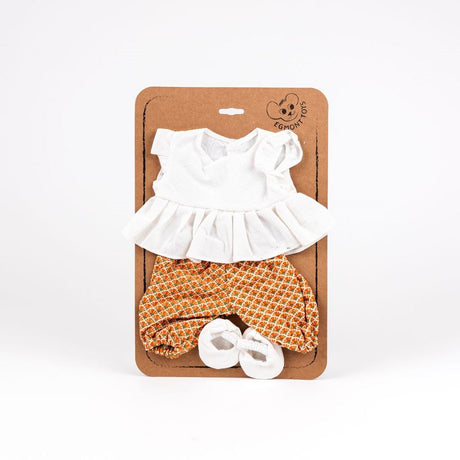 Muñecas: pantalones tropicales. 3 partes. 2+