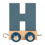 Small foot - tren de letras de madera polar - h