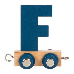 Small foot - tren de letras de madera polar - f