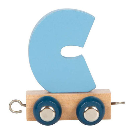 Small foot - tren de letras de madera polar - c