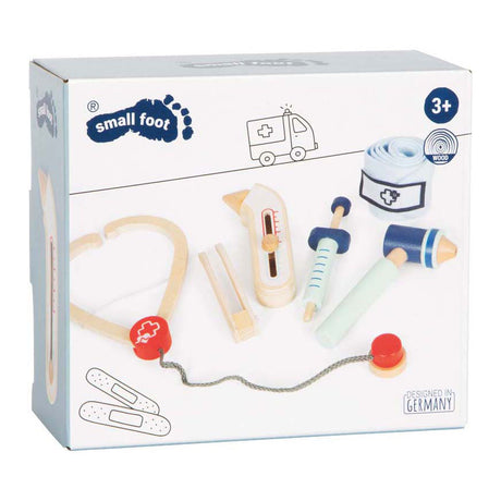 Small foot - set de juego médico, 6 piezas.