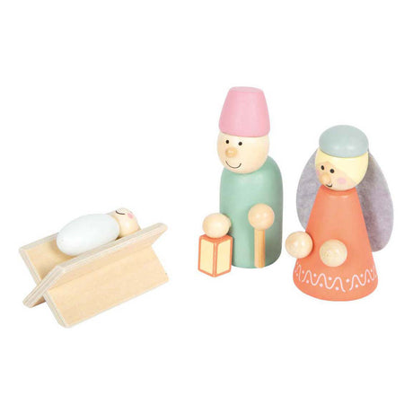 Small foot - pesebre de madera juego de cuentos navideños