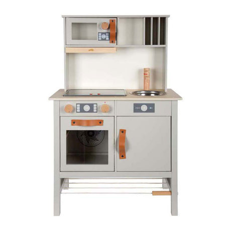 Small foot - cocina de juguete de madera gris sabroso