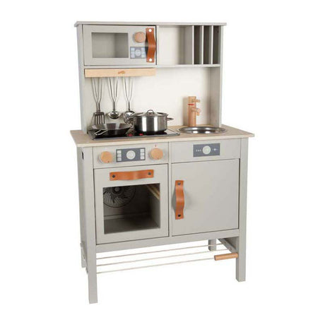 Small foot - cocina de juguete de madera gris sabroso