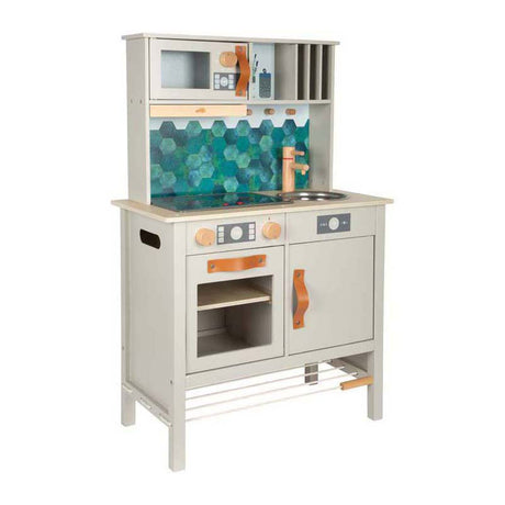 Small foot - cocina de juguete de madera gris sabroso