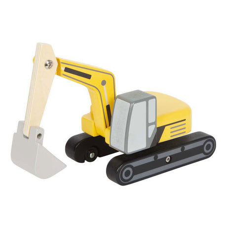 Pie pequeño - excavadora de madera
