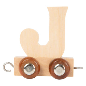 Small foot - tren de letras de madera - j - 12 piezas