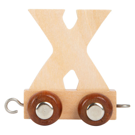 Small foot - tren de letras de madera - x - 12 piezas