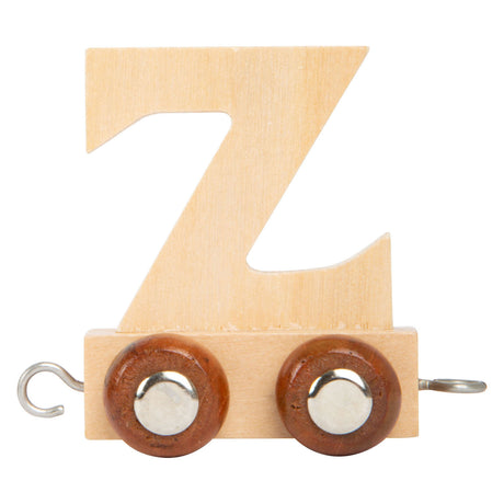 Small foot - tren de letras de madera - z - 12 piezas