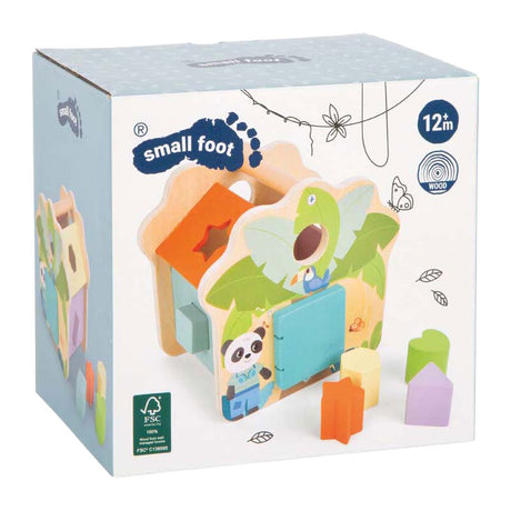 Small foot - clasificador de formas de madera amigos de la jungla fsc