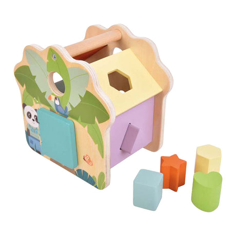 Small foot - clasificador de formas de madera amigos de la jungla fsc