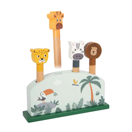 Small foot - juego safari de madera con forma de animal fsc