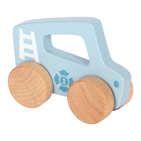 Small foot - coche de empuje de madera azul
