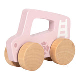 Small foot - coche de empuje de madera rosa