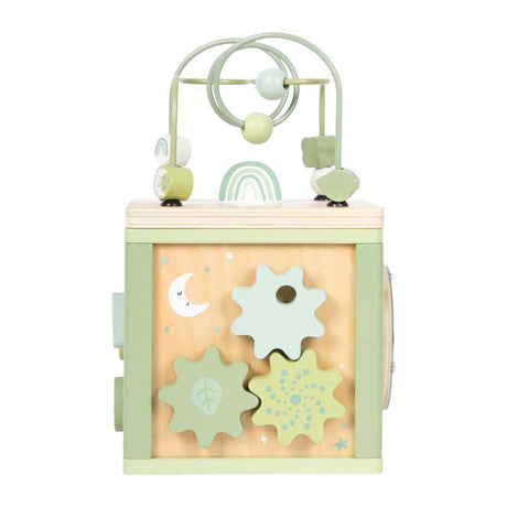 Small foot - cubo de motricidad de madera verde