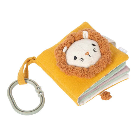 Small foot - libro de tacto de tela con león pequeño