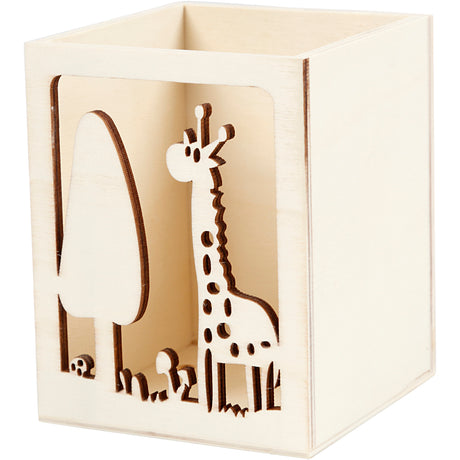 Empresa creativa https: www.cchobby.nl caja de lápices-jirafa-10-cm-8-cm-1-pieza