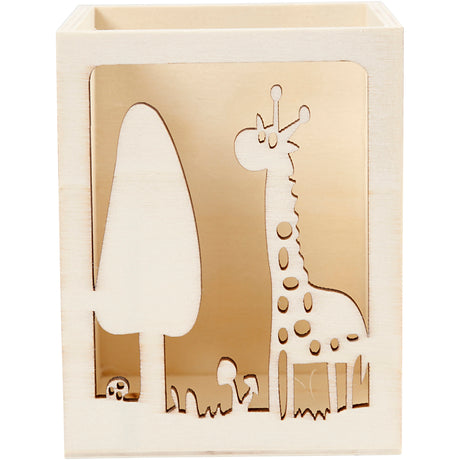 Empresa creativa https: www.cchobby.nl caja de lápices-jirafa-10-cm-8-cm-1-pieza