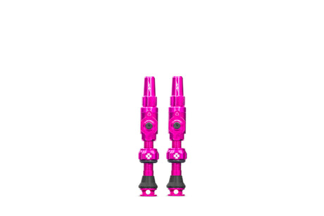 Válvula tubeless muc-off big bore lite válvula presta francesa mediana rosa 35mm