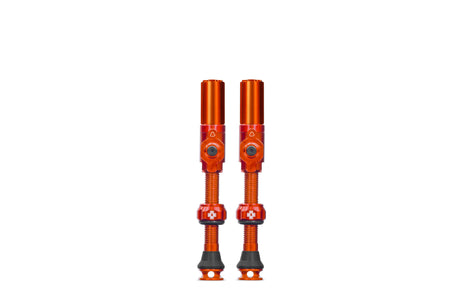 Válvula sin cámara Muc-off, gran diámetro, híbrida, grande, naranja, válvula Schrã¤der para coche, 45mm