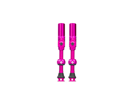 Válvula sin cámara Muc-off, gran diámetro, híbrida, grande, rosa, válvula Schrã¤der para coche, 45mm