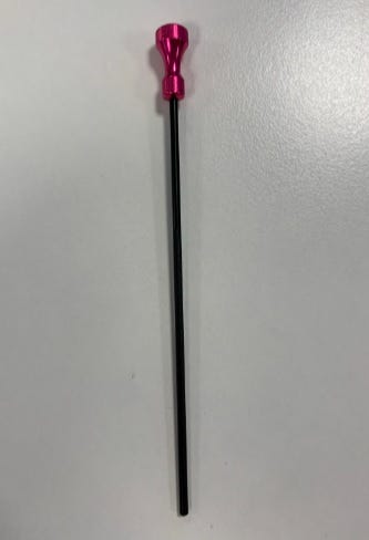 Herramientas para quitar suciedad, varilla medidora de sellador sin cámara, hey dipstick' violeta