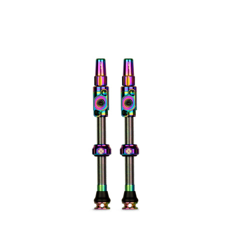 Válvula tubeless muc-off big bore lite xlarge válvula presta francesa iridiscente 60 mm
