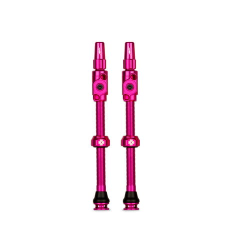Válvula tubeless muc-off big bore lite xxlarge rosa válvula presta francesa 70mm
