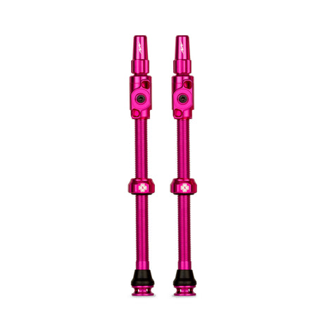 Válvula tubeless muc-off big bore lite xxxlarge rosa válvula presta francesa 80mm