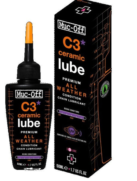 Muc-off chain oil c3 lubricante para todo clima cerámico 50ml