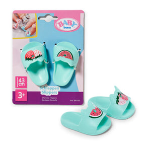 Pantuflas bebe born 3 surtidos 43cm | 2 piezas