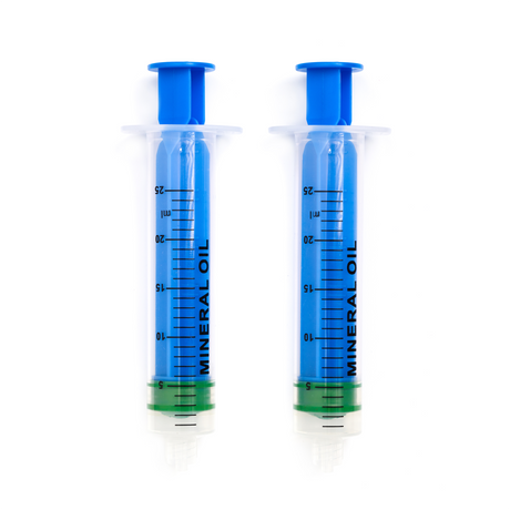 Juego de jeringas de purga para aceite mineral Elvedes