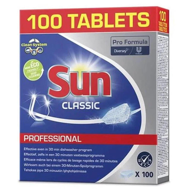 Pastillas para lavavajillas Sun classic 100 piezas