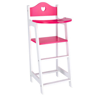 Mi hermosa habitación de muñecas mi hermosa silla para muñecas - habitación de muñecas para muñecas - blanco 22 x 27 x 53 cm
