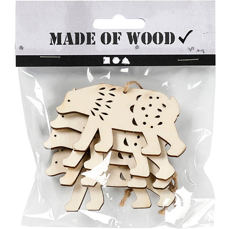 Empresa creativa https: www.cchobby.nl ornament-ice-bear-h-4-5-cm-d-0-5-cm-w-7-5-cm-4-piece-1-box
