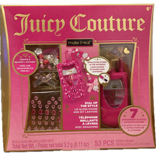 Juego de uñas y teléfono con brillo de labios Juicy Couture | 3 piezas