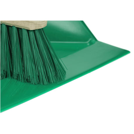 Vero juego de recogedor plástico modelo grande 39x40cm verde