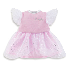 Corolle ma - vestido de muñeca rosa con purpurina