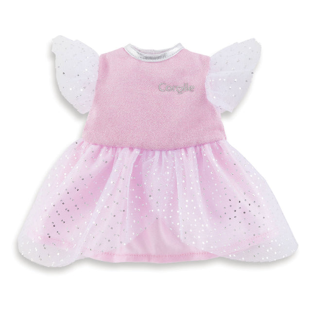 Corolle ma - vestido de muñeca rosa con purpurina