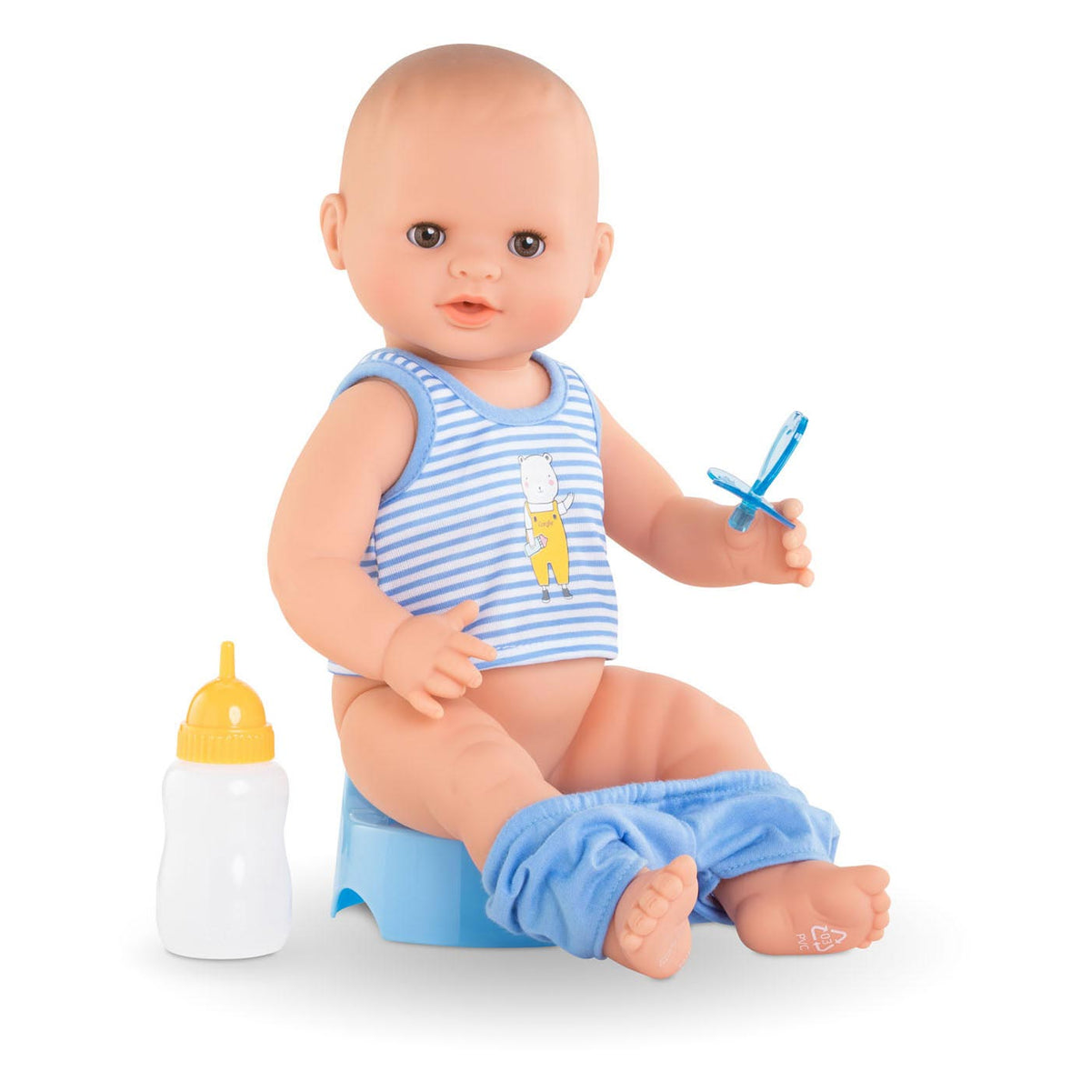 Corolle mon grand poupon muñeco bebiendo pis paul, 36cm