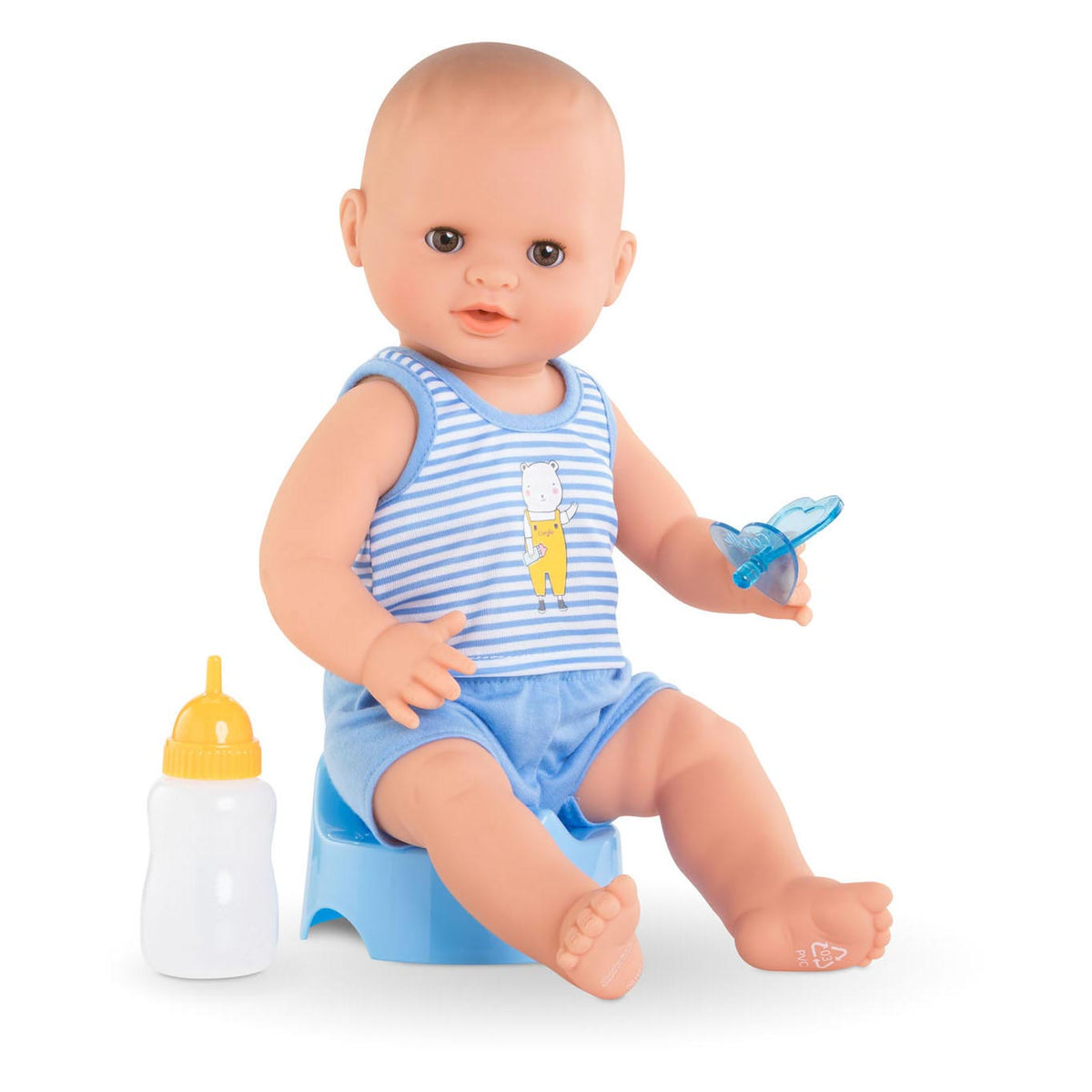 Corolle mon grand poupon muñeco bebiendo pis paul, 36cm
